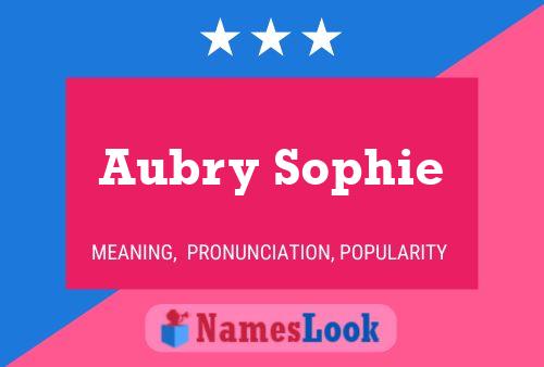 ملصق اسم Aubry Sophie