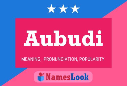 ملصق اسم Aubudi