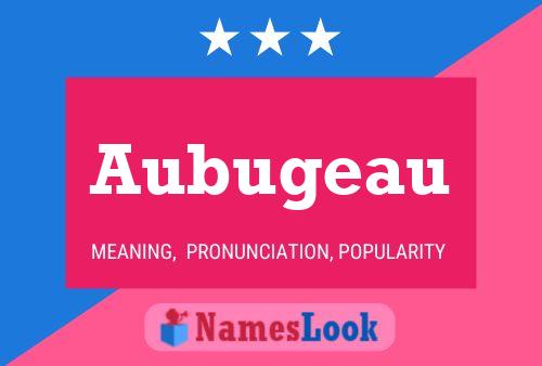 ملصق اسم Aubugeau