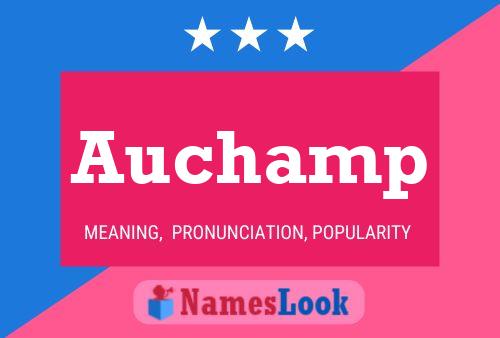 ملصق اسم Auchamp