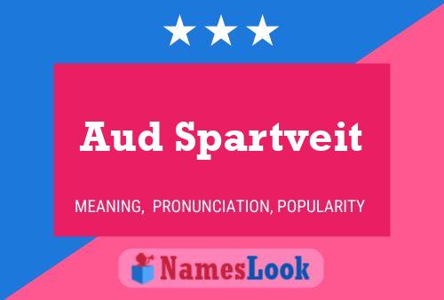 ملصق اسم Aud Spartveit