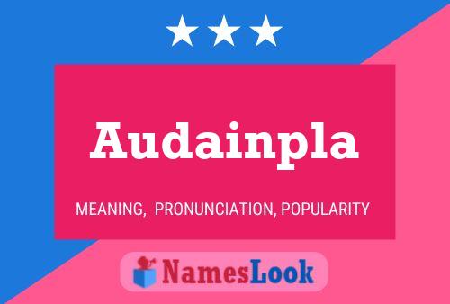 ملصق اسم Audainpla