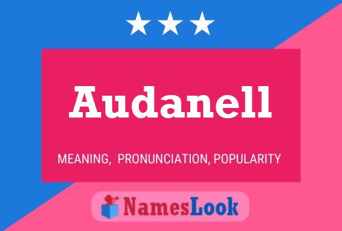 ملصق اسم Audanell