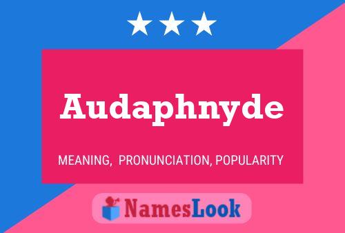 ملصق اسم Audaphnyde