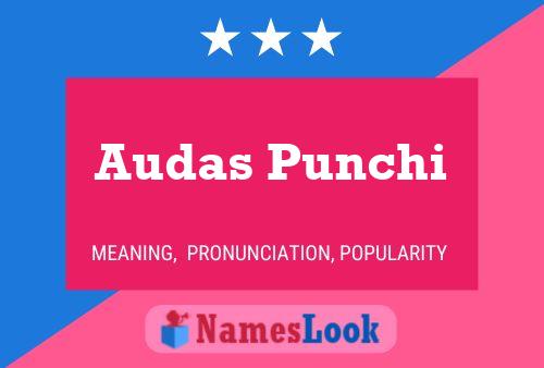 ملصق اسم Audas Punchi