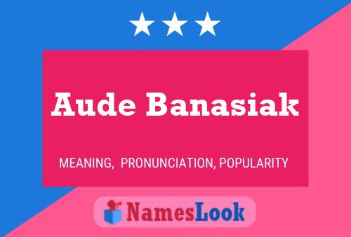 ملصق اسم Aude Banasiak