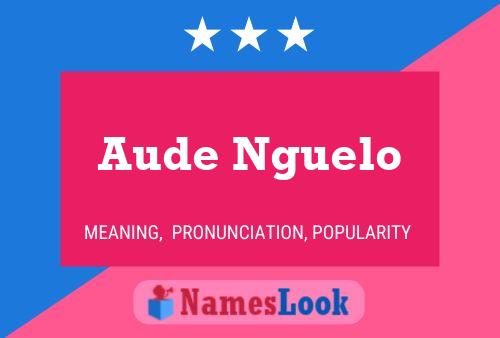 ملصق اسم Aude Nguelo