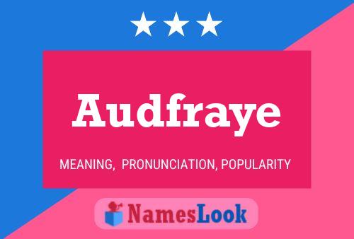 ملصق اسم Audfraye