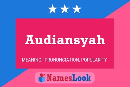 ملصق اسم Audiansyah