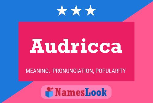 ملصق اسم Audricca