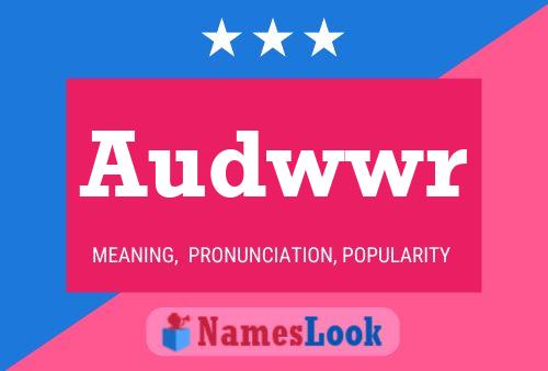 ملصق اسم Audwwr