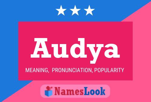 ملصق اسم Audya