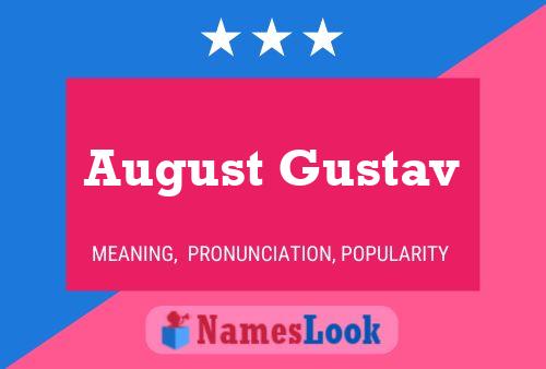 ملصق اسم August Gustav