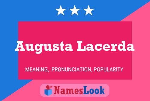 ملصق اسم Augusta Lacerda