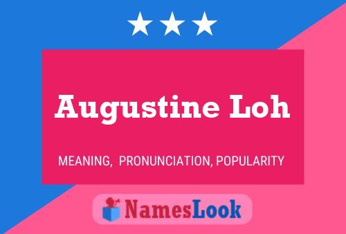 ملصق اسم Augustine Loh