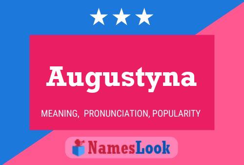 ملصق اسم Augustyna