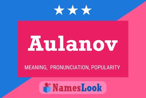 ملصق اسم Aulanov