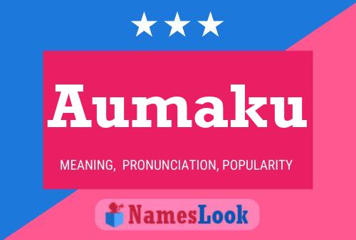 ملصق اسم Aumaku