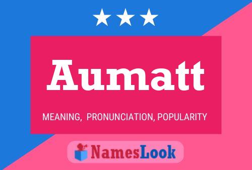 ملصق اسم Aumatt