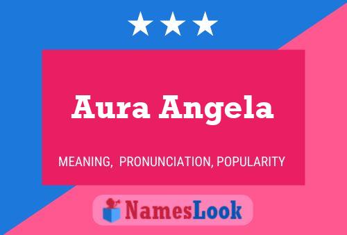 ملصق اسم Aura Angela