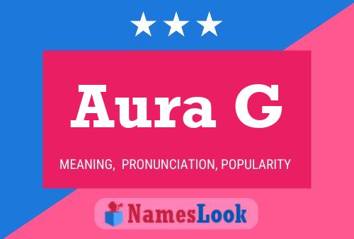 ملصق اسم Aura G