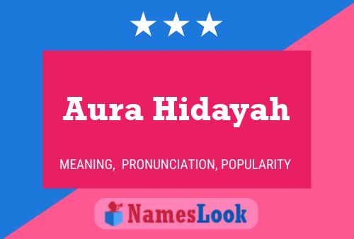 ملصق اسم Aura Hidayah