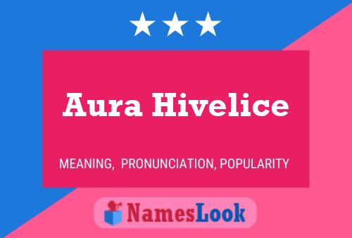 ملصق اسم Aura Hivelice