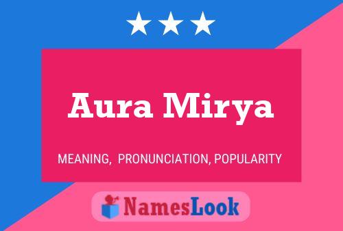 ملصق اسم Aura Mirya