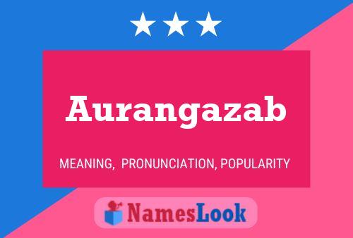 ملصق اسم Aurangazab