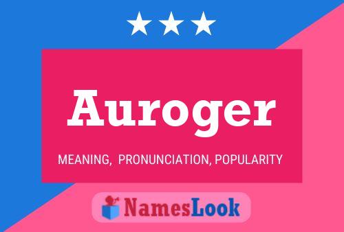 ملصق اسم Auroger