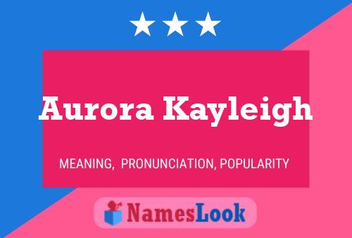 ملصق اسم Aurora Kayleigh