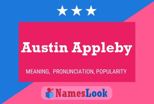 ملصق اسم Austin Appleby