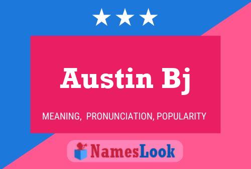 ملصق اسم Austin Bj