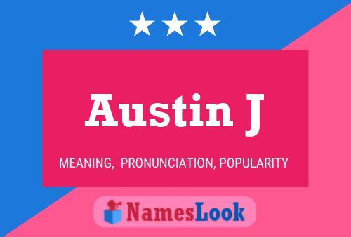 ملصق اسم Austin J