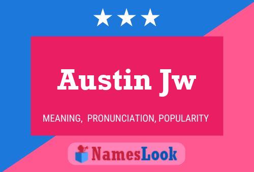 ملصق اسم Austin Jw