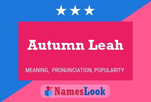 ملصق اسم Autumn Leah