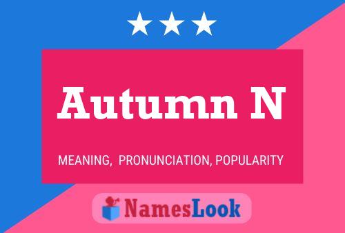 ملصق اسم Autumn N