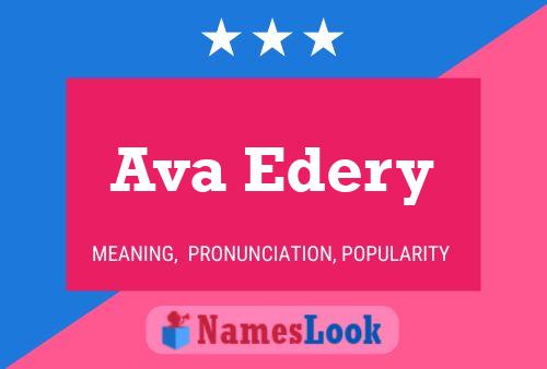 ملصق اسم Ava Edery