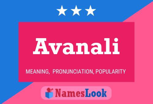 ملصق اسم Avanali