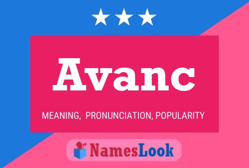 ملصق اسم Avanc