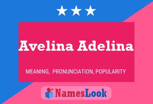 ملصق اسم Avelina Adelina