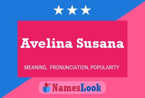 ملصق اسم Avelina Susana