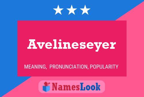 ملصق اسم Avelineseyer