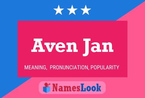 ملصق اسم Aven Jan