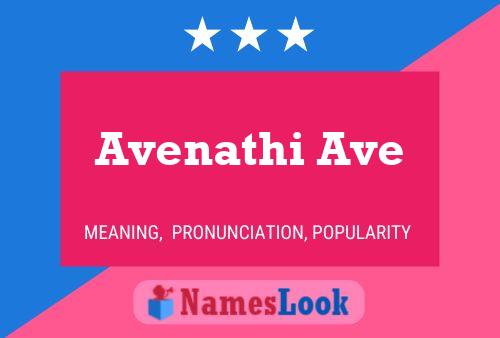 ملصق اسم Avenathi Ave