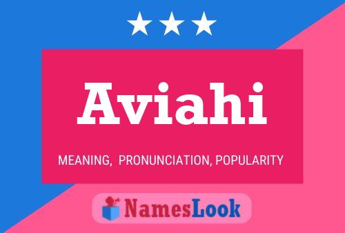 ملصق اسم Aviahi