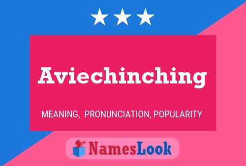 ملصق اسم Aviechinching