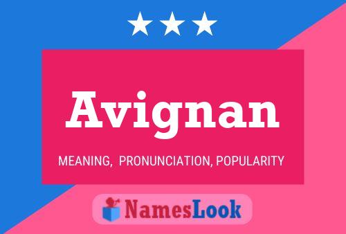 ملصق اسم Avignan