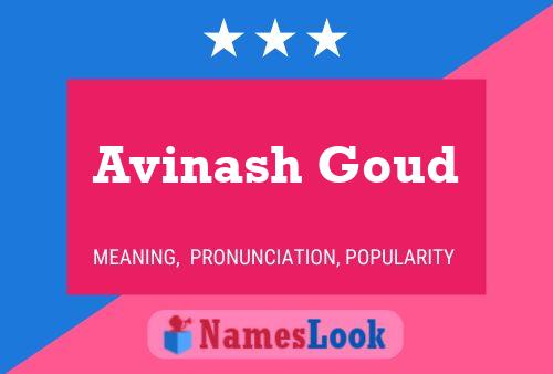 ملصق اسم Avinash Goud