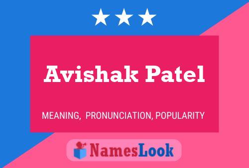 ملصق اسم Avishak Patel